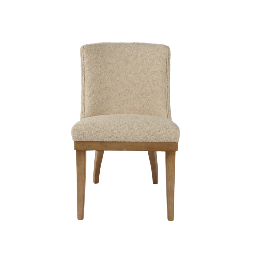 Charlie Fabric Dining Chair No Buttons image 1